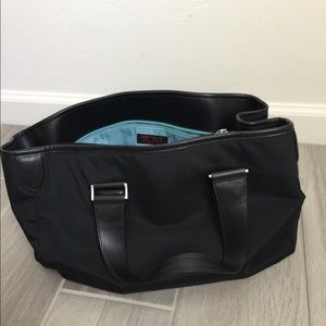 Tumi black satchel